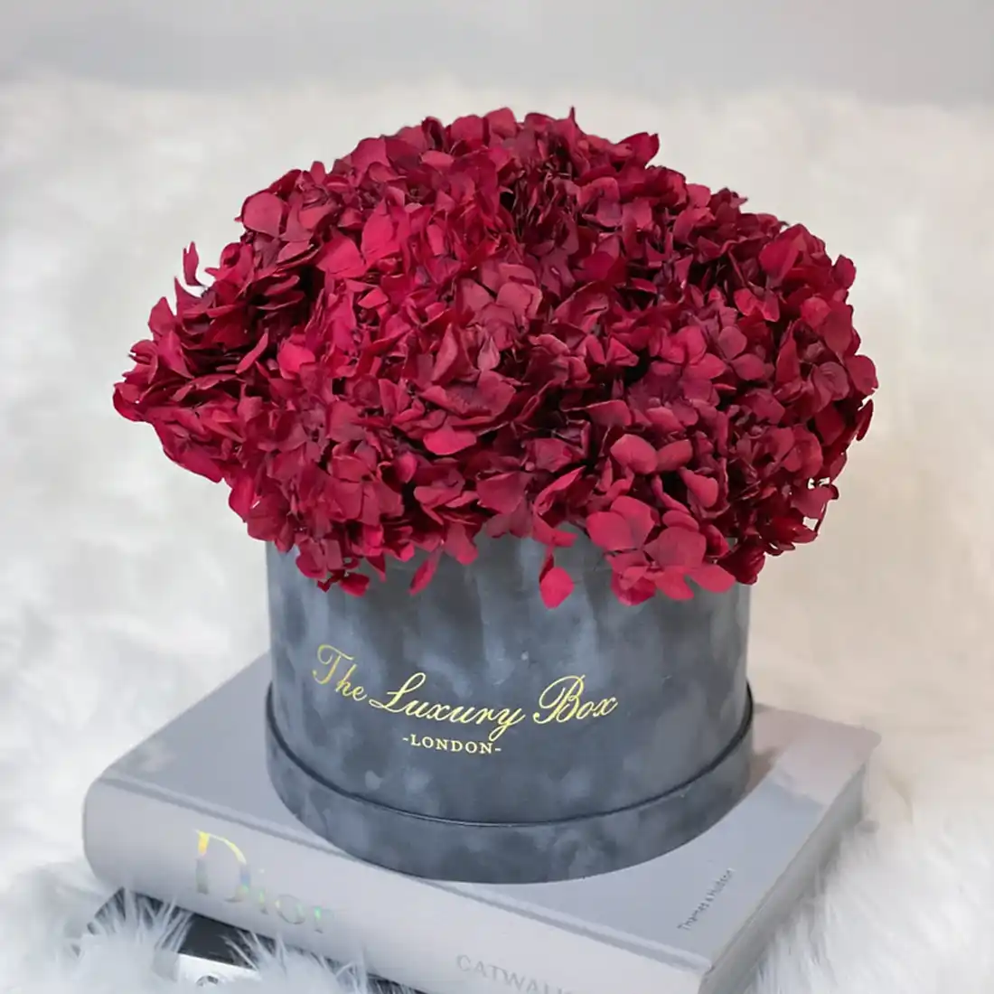 Preserved hydrangea flower bouquet delivery in uk