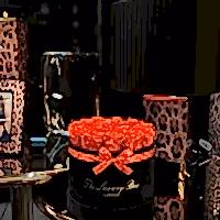 Luxury Red infinity Roses in Box delivered gift for her