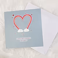 Rainbow Valentine's Day Card