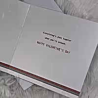 Rainbow Valentine's Day Card