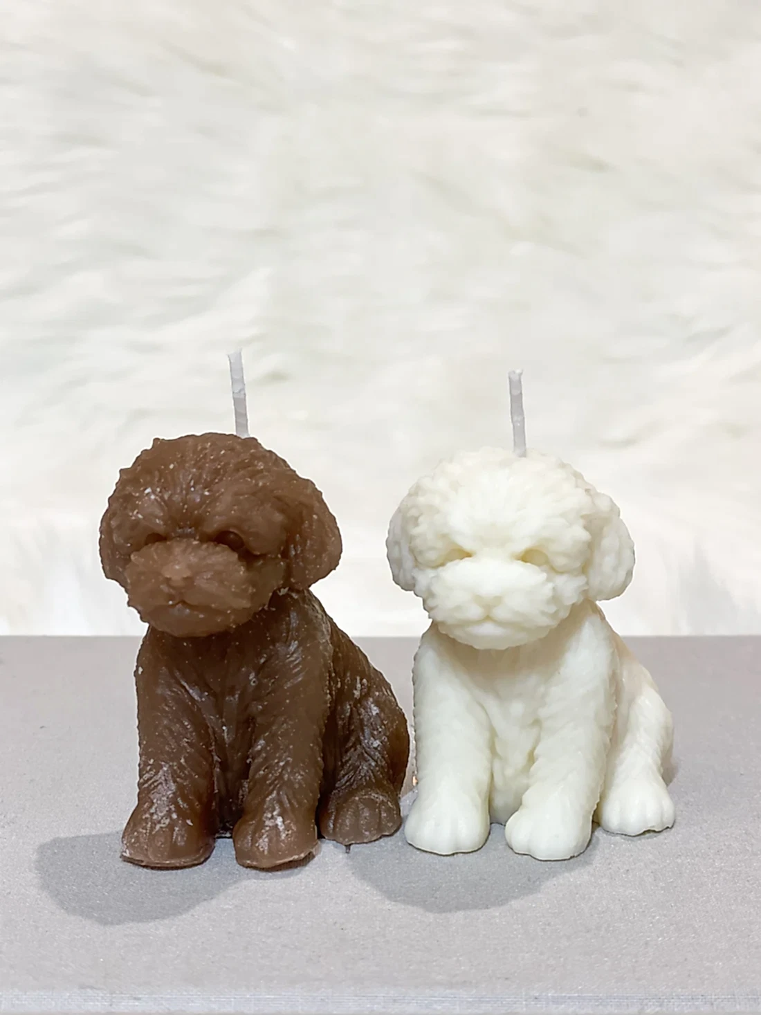 puppy dog cavapoo handmade candle gift delivered in uk