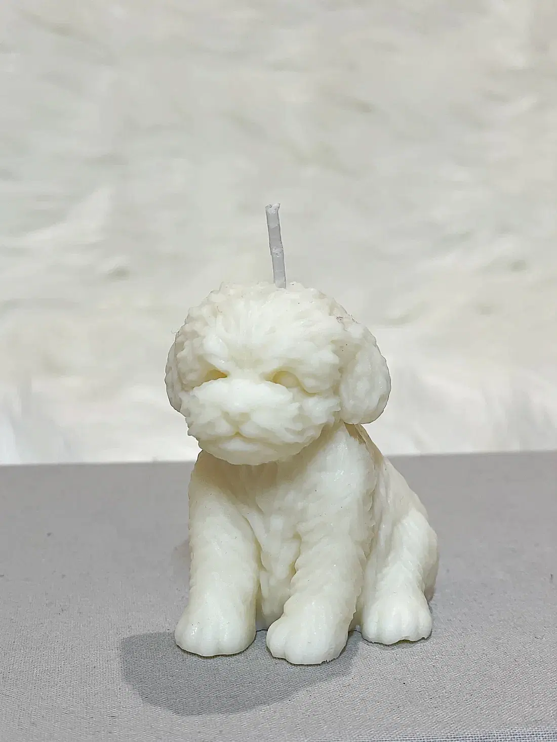 puppy dog cavapoo handmade candle gift delivered in uk