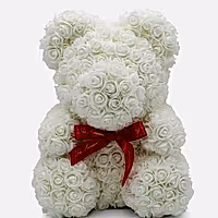 white rose bear