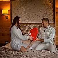 couple gifts valentine's day rose bear