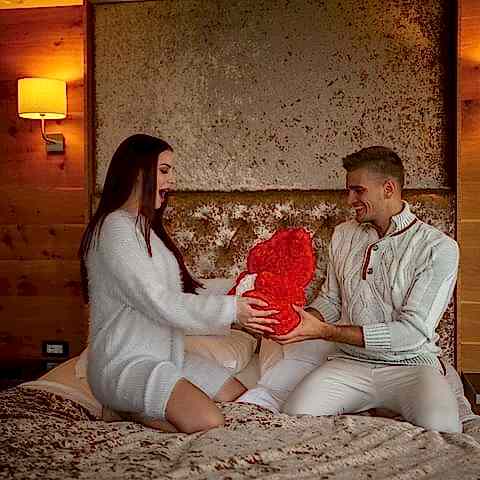 rose bear red for her for valentines