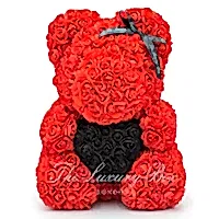 rose bear personalised gift for her