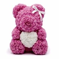 rose bear personalised gift for her