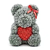 rose bear personalised gift for her