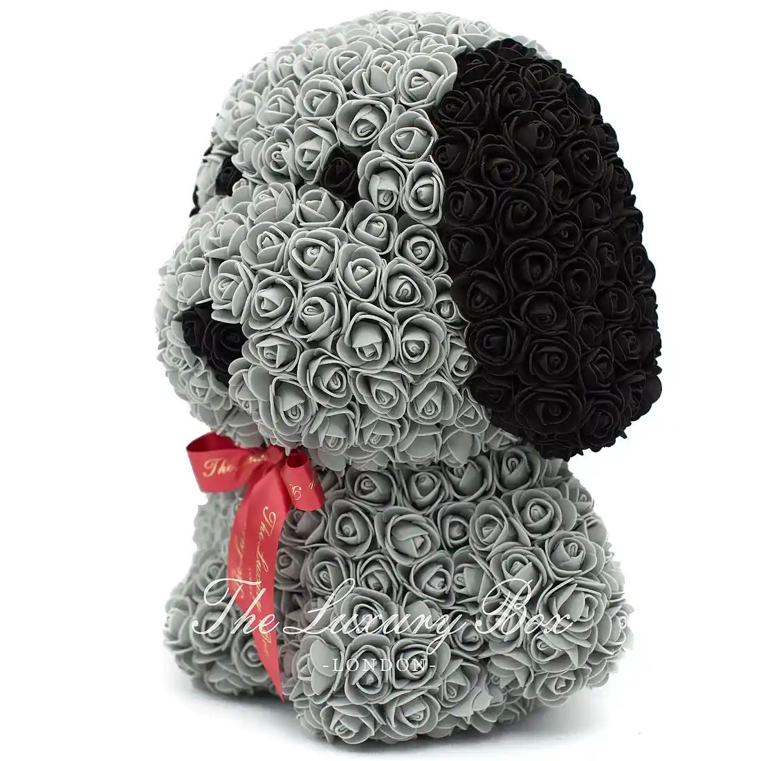 Rose Bear - Dog - Premium X - Grey 14 in. - Luxury Box London