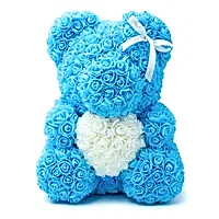 Baby Blue Rose Bear