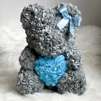 rose bear personalised gift for her