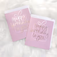 Birthday gift card