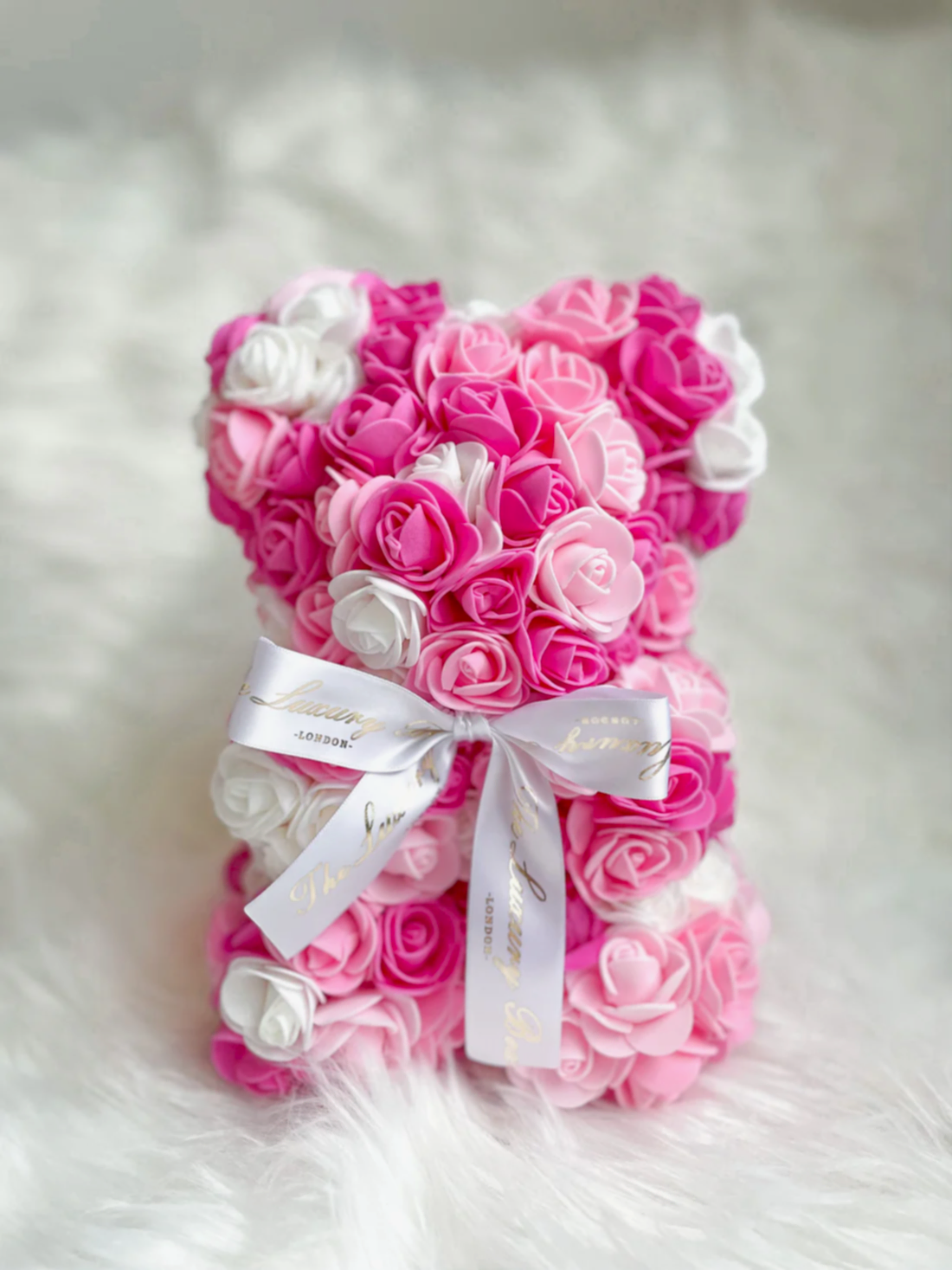 Small Panda Rose Teddy Bear gift for her delivered in UK