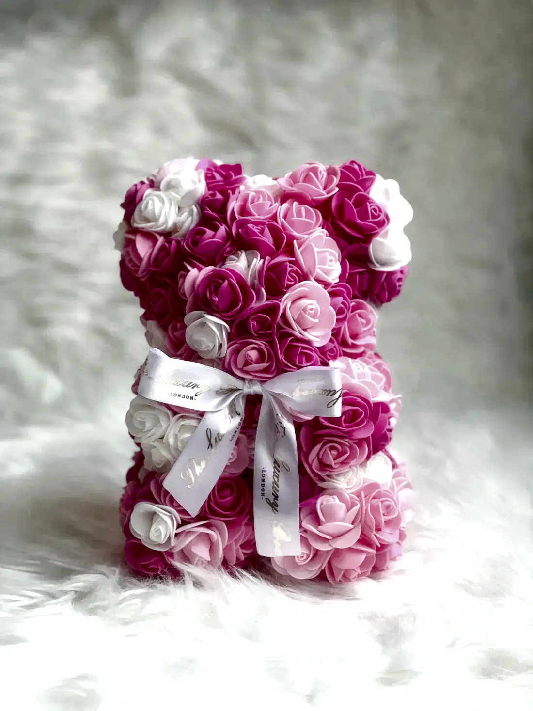Small Panda Rose Teddy Bear gift for her delivered in UK