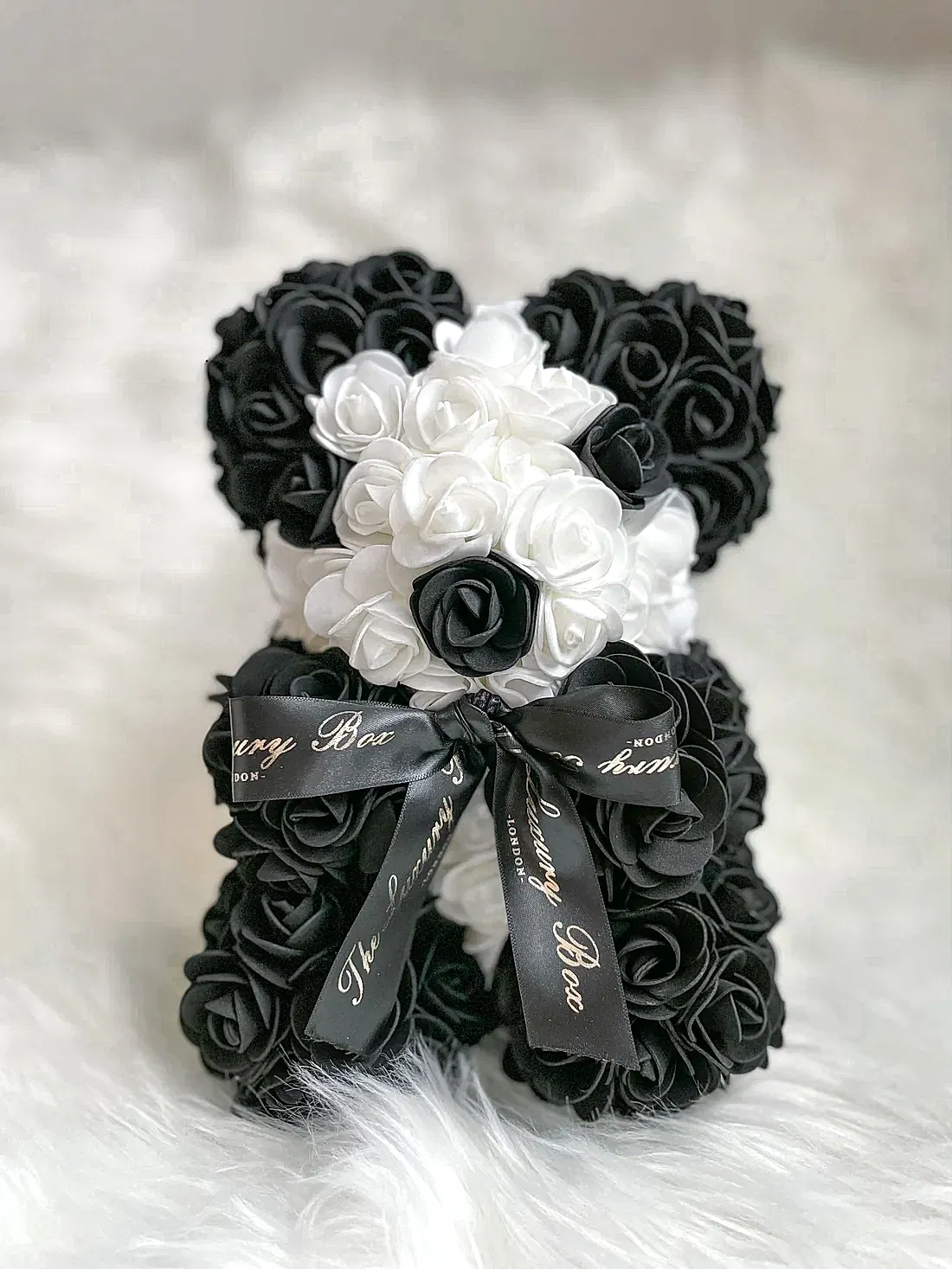 Small Panda Rose Teddy Bear gift for her delivered in UK