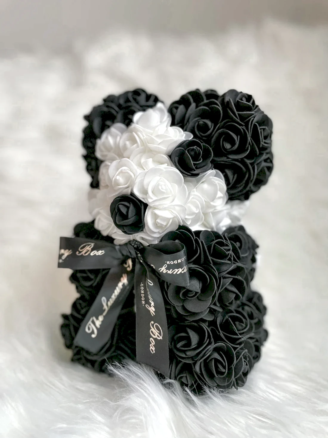 Small Panda Rose Teddy Bear gift for her delivered in UK