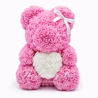 Pink Rose Bear
