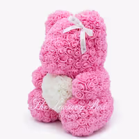 Pink Rose Bear