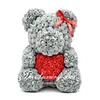 Grey Rose Bear