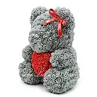 Grey Rose Bear