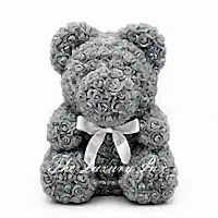 Grey Rose Bear