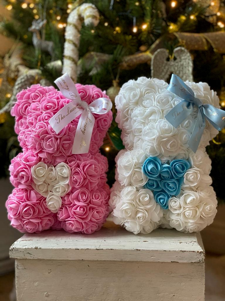 rose bear personalised gift for her